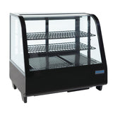 Polar Chilled Food Display 100Ltr Black