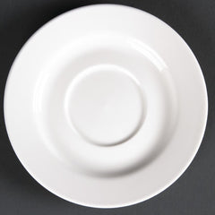 Olympia Lumina Round Saucers White 143mm (6 pack)