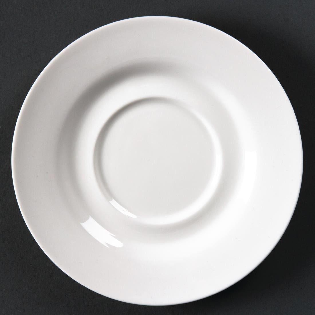 Olympia Lumina Round Saucers White 156mm (6 pack)