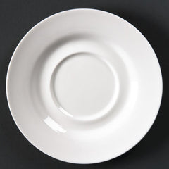 Olympia Lumina Round Saucers White 156mm (6 pack)