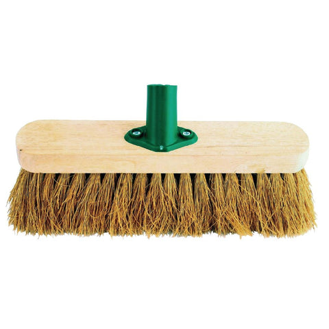 Jantex Wooden Broom Head Soft Coco 12in