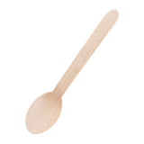 Disposable Wooden Dessert Spoons Pack of 100