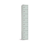 Elite Eight Door Padlock Locker Grey