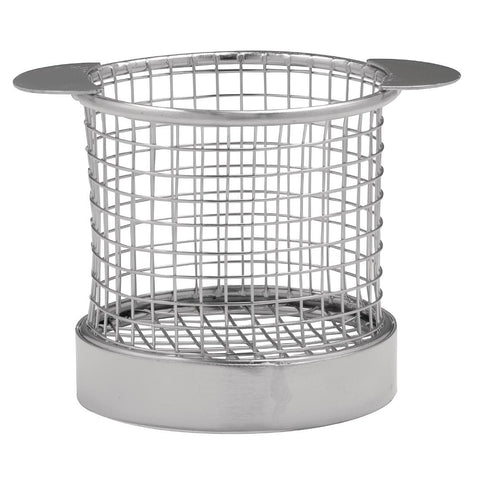 Olympia Chip basket Round with Ears 80mm