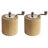 Light Wood Salt and Pepper Mill Grinder Set