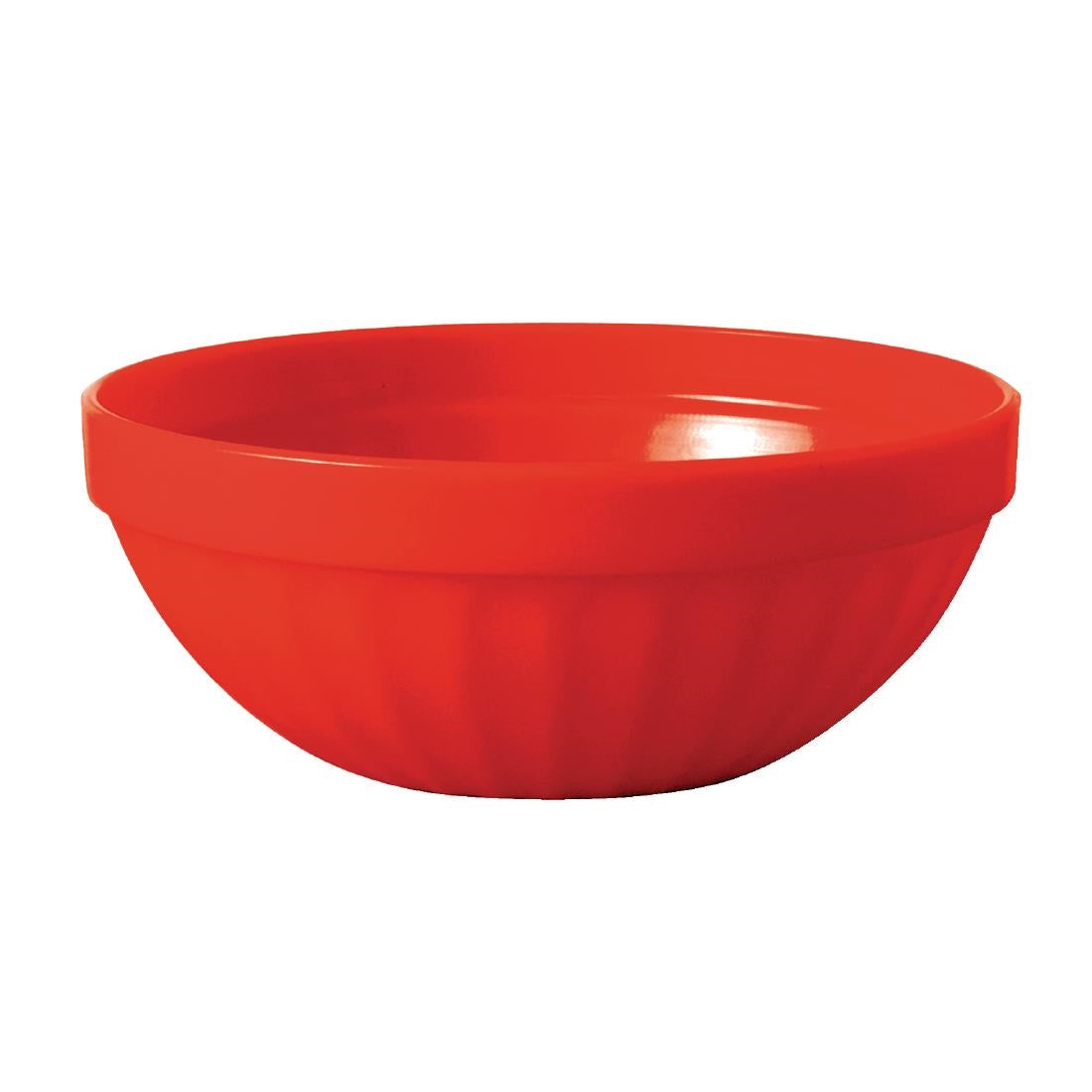 Olympia Kristallon Polycarbonate Bowls Red 103mm (Pack of 12)