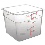 Vogue Polycarbonate Square Storage Container 5.5Ltr