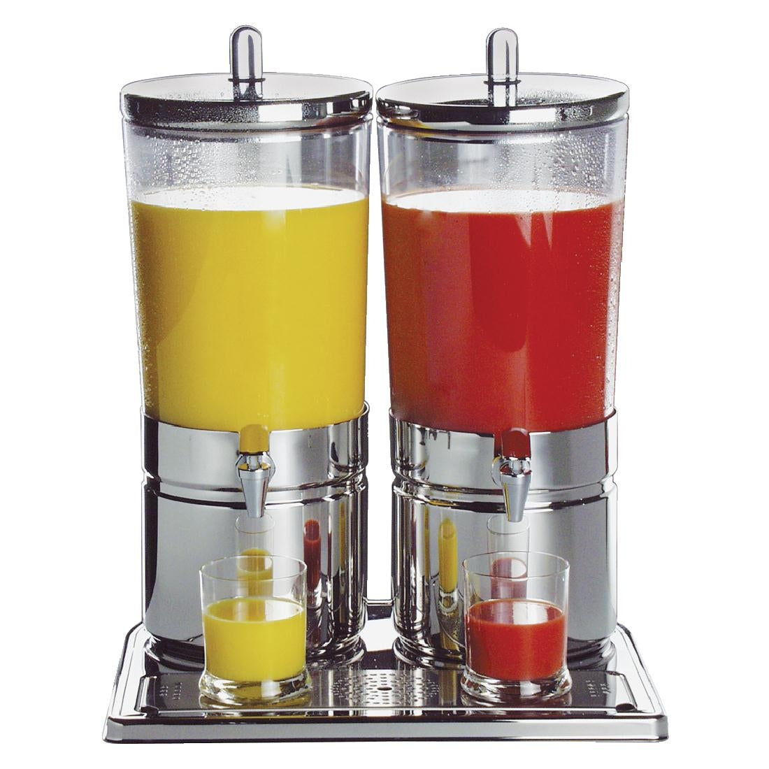 APS Stainless Steel Juice Dispenser Double