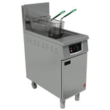 Falcon Natural Gas Fryer with Electric Filtration G401F