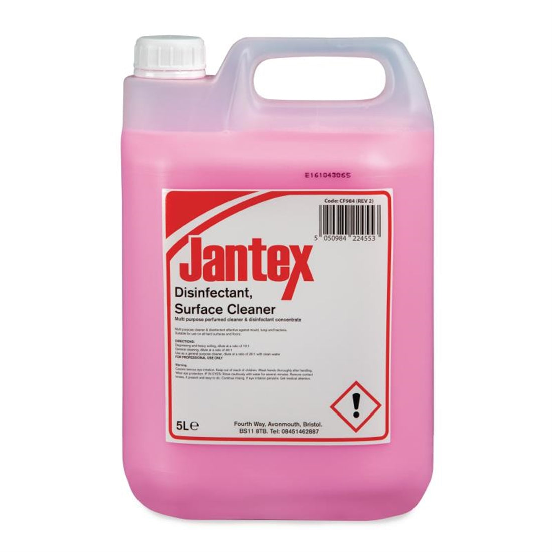 Jantex Cleaner and Disinfectant Concentrate 5Ltr