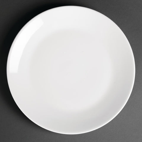 Royal Porcelain Classic White Coupe Plates 210mm