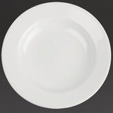 Royal Porcelain Classic White Wide Rim Plates 160mm (12 pack)