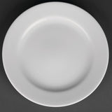 Royal Porcelain Classic White Wide Rim Plates 210mm