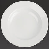 Royal Porcelain Classic White Wide Rim Plates 280mm (12 Pack)