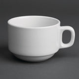 Royal Porcelain Classic White Stacking Cups 200ml (12 Pack)