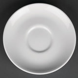 Royal Porcelain Classic White Cappuccino Saucers 150mm (12 pack)