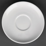 Royal Porcelain Classic White Tea Cup Saucers 150mm (12 pack)