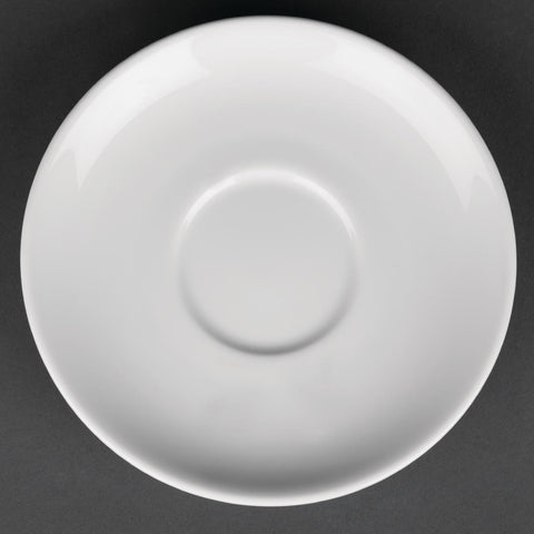 Royal Porcelain Classic White Tea Cup Saucers 150mm