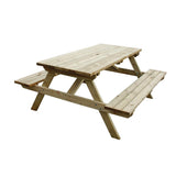 Rowlinson Wooden Picnic Bench 5ft