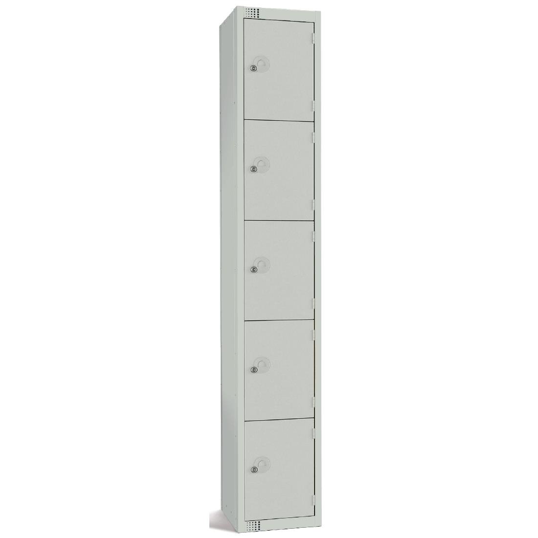 Elite Five Door Electronic Combination Locker Grey