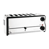 Rowlett Esprit 6 Slot Toaster Chrome w/2x Additional Elements & Sandwich Cage