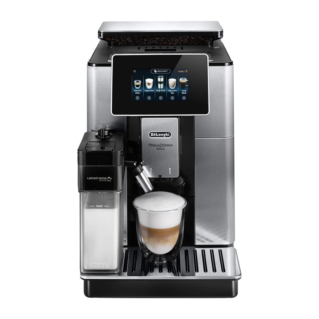 DeLonghi PrimaDonna Soul Automatic Bean to Cup Coffee Machine