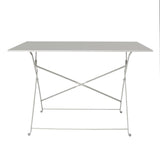 Bolero Pavement Style Folding Table Grey 1100mm x 700mm