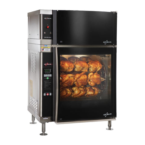 Alto-Shaam High-Speed Single Pane Electric Rotisserie & Hood AR-7EVH/SP