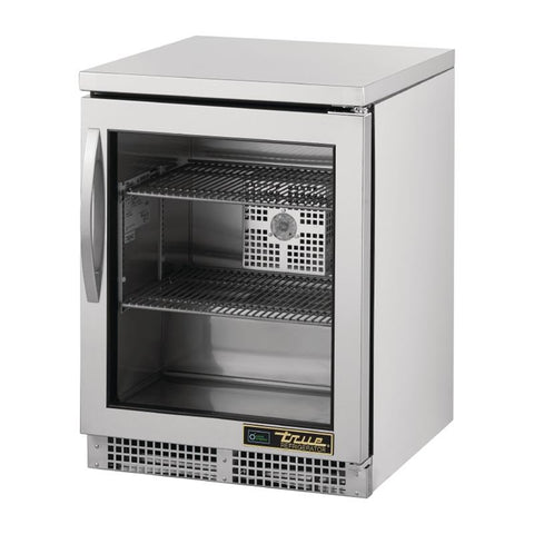 True 1 Glass Hinged Door Under Counter Fridge TUC-24-G-HC