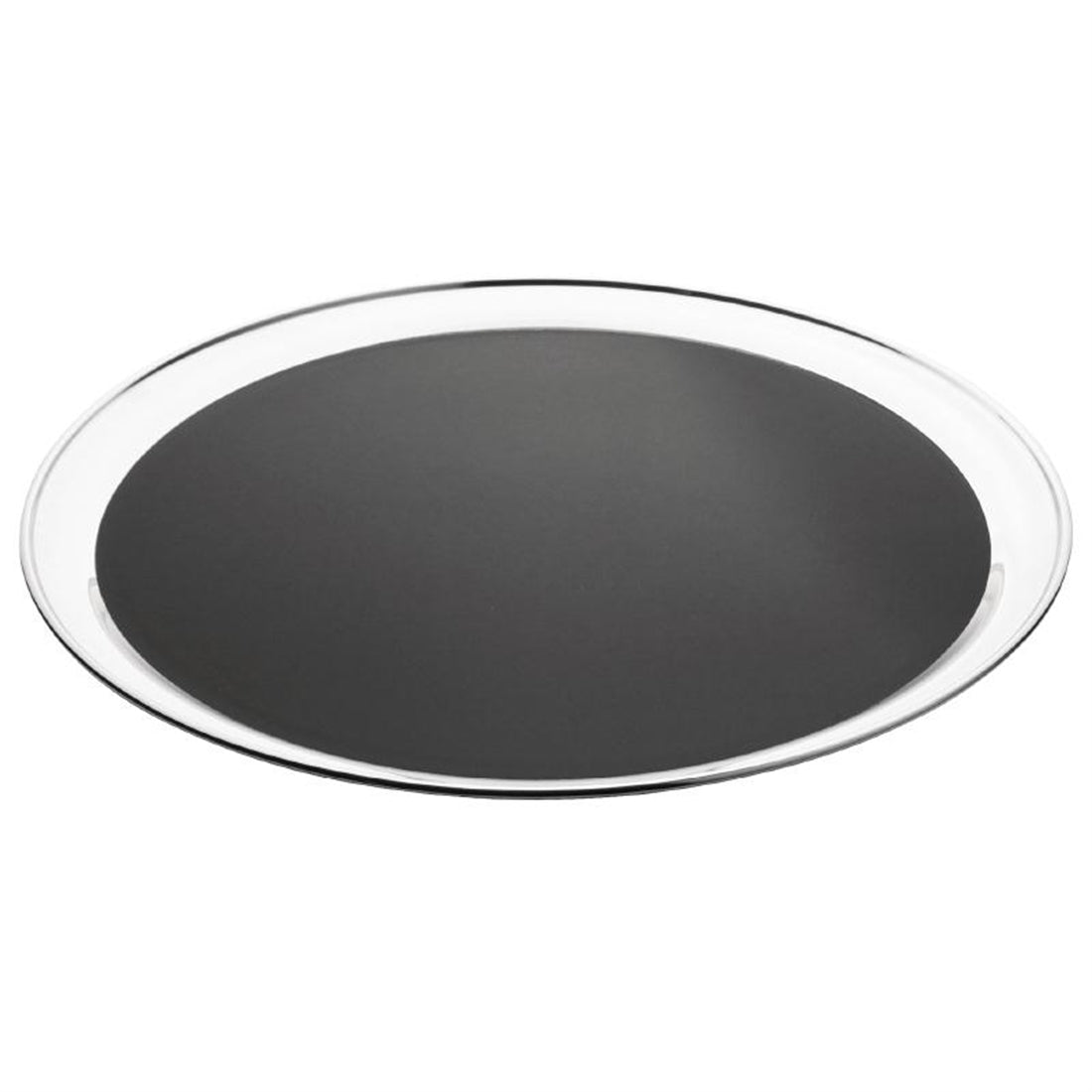 Olympia Stainless Steel Round Non-Slip Bar Tray 355mm