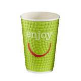 Huhtamaki Enjoy Double Wall Disposable Hot Cups 455ml / 16oz (Pack of 560)