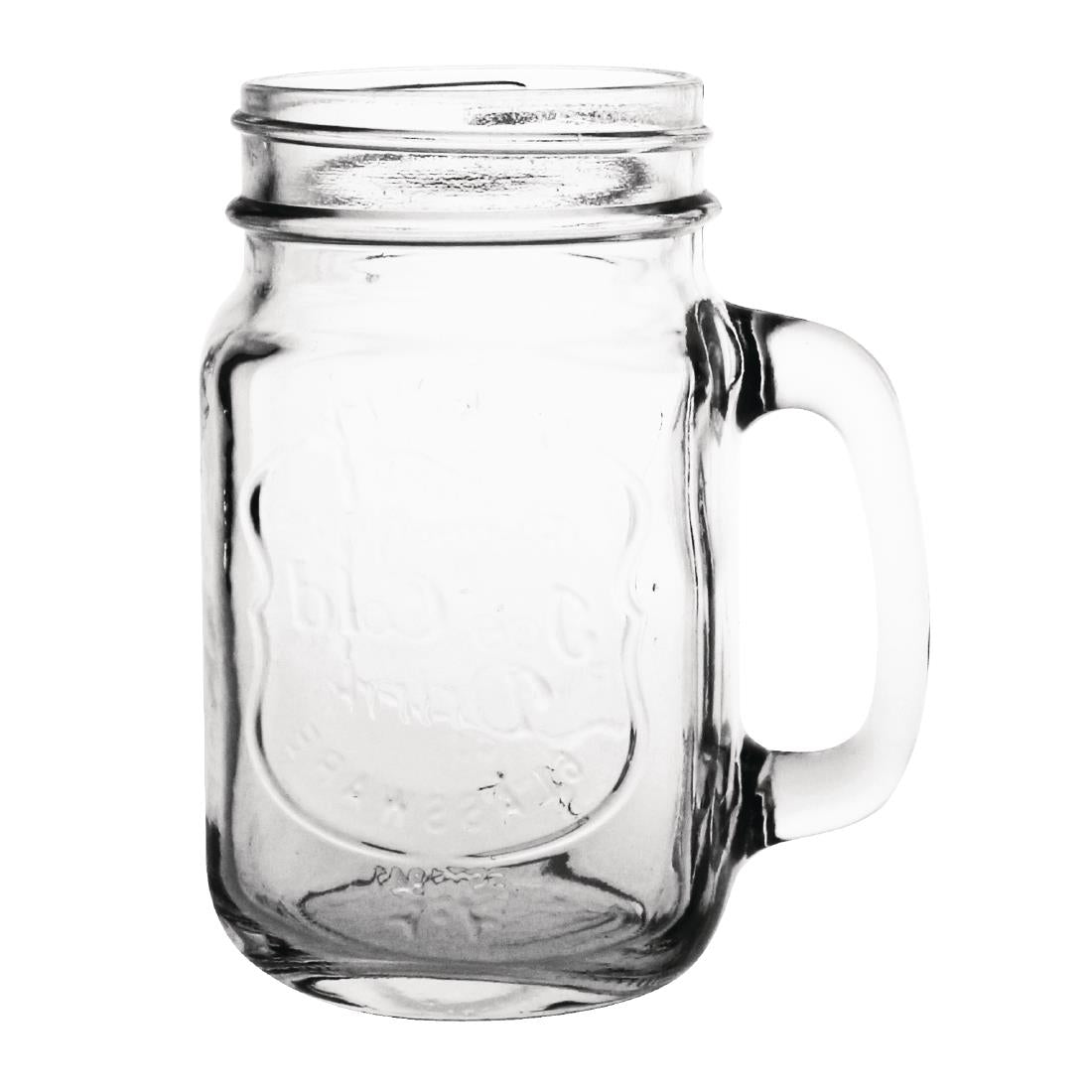 Olympia Handled Mason Jar 450ml (Pack of 12)