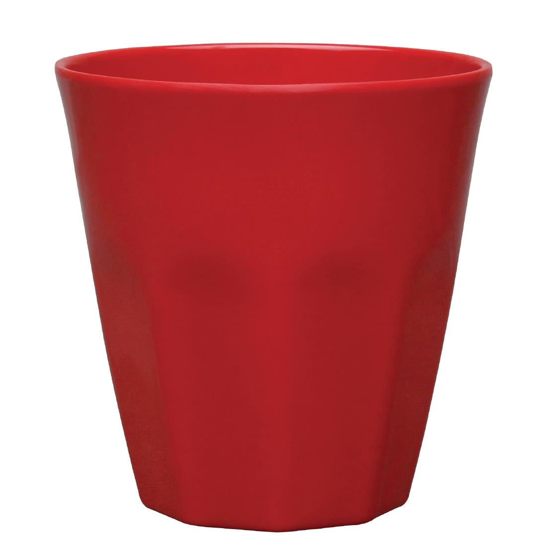 Olympia Kristallon Melamine Plastic Tumbler Red 290ml (Pack of 6)