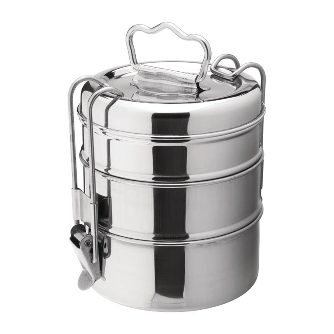 Utopia 3 Tier Tiffin Tin 115mm (Pack of 6)