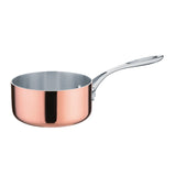 Vogue Induction Tri Wall Copper Saucepan 160mm