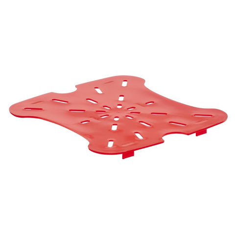 Cambro FreshPro Red Drain Shelf 195x195mm