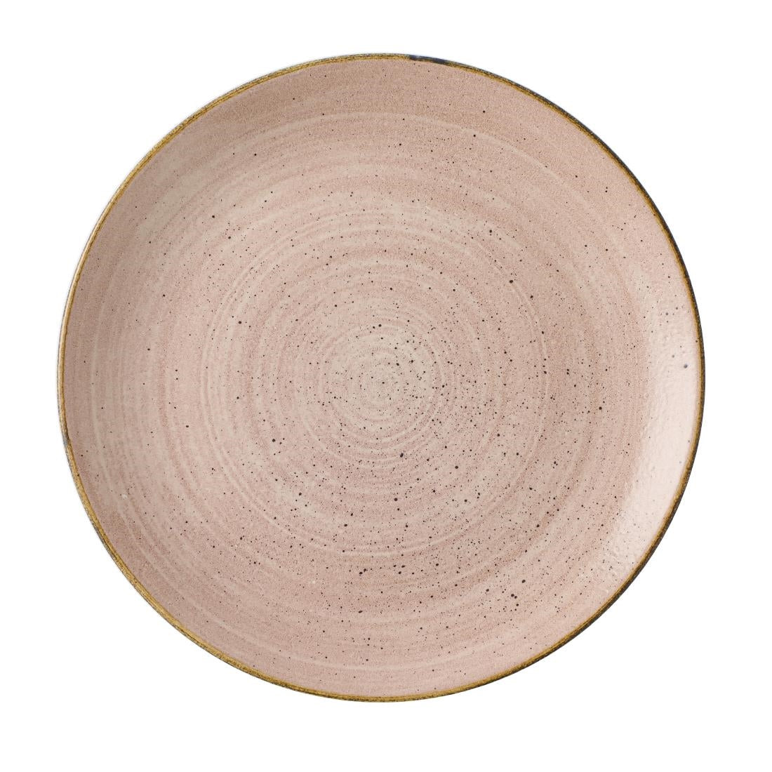 Churchill Stonecast Raw Terracotta Evolve Coupe Plates 260mm (12 Pack)