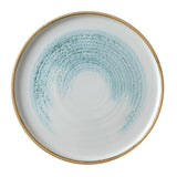 Churchill Homespun Accents Aquamarine Walled Plate 260mm (Pack of 6)