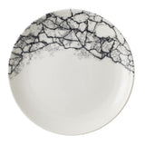 Churchill Kintsugi Accents Quartz Black Evolve Coupe Plate 220mm (Pack of 12)