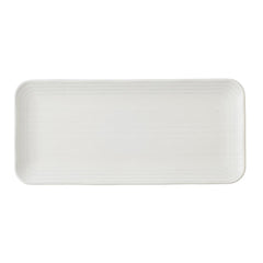 Dudson Harvest Norse White Organic Coupe Rect Platter 350 x 159mm (6 Pack)