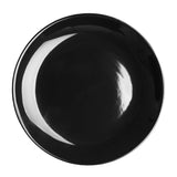 Olympia Cafe Coupe Plate Black - 200mm 8" (12 Pack)