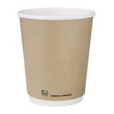 Fiesta Compostable Coffee Cups Double Wall 227ml / 8oz (Pack of 500)