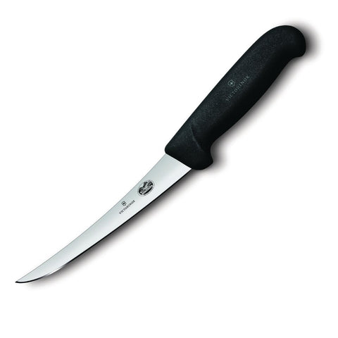 Victorinox Fibrox Boning Knife Narrow Curved Blade 12cm