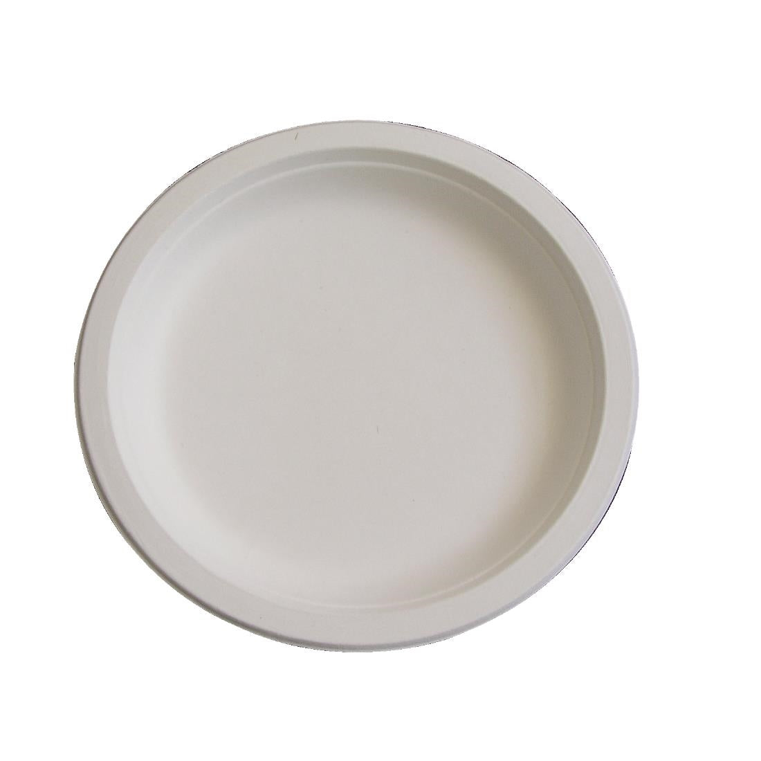 Fiesta Compostable Bagasse Plates Round 179mm (Pack of 50)