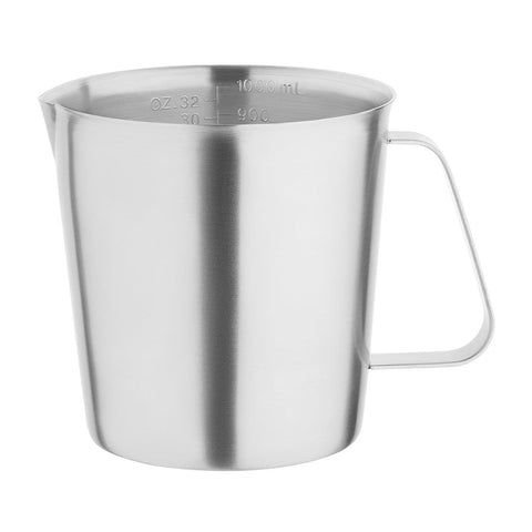 Vogue Stainless Steel Measuring Jug 1ltr