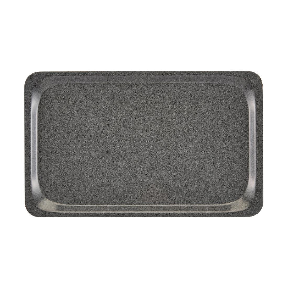 Cambro Capri Tray Smooth Surface Charcoal 280x360mm