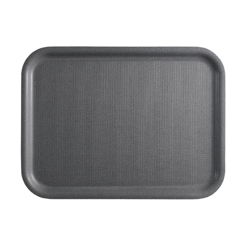 Cambro Mykonos Tray Charcoal Non-Slip Surface 330x430mm