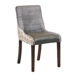 Bath Dining Chair Vintage with Alfresco Mandarin Back Saddle Ash Seat