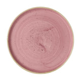 Churchill Stonecast Walled Plates Pink 220mm (6 Pack)