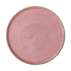 Churchill Stonecast Walled Plates Pink 260mm (6 Pack)